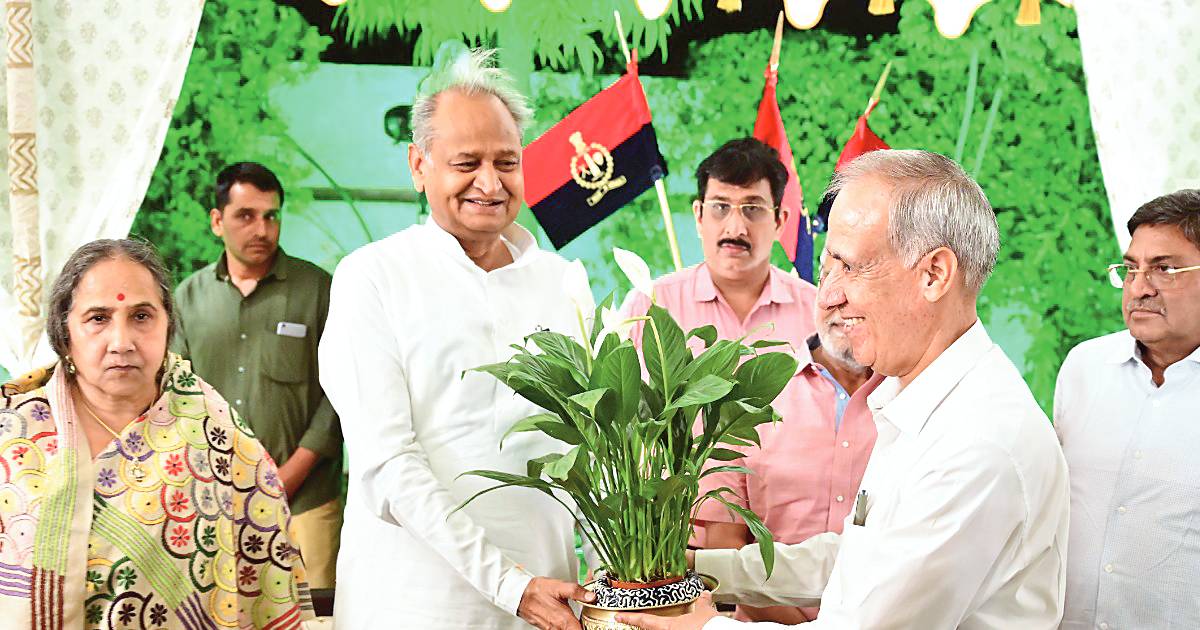 CM attends 'At Home' hosted by DGP